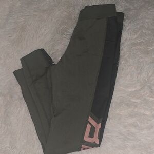 Better Bodies Womens Olive Green Leggings